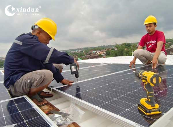 solar power system for office in indonesia