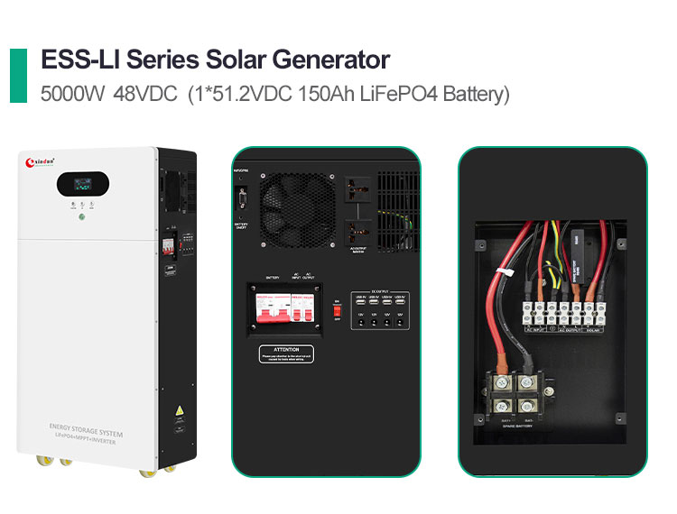 7000w 6000w 5000w inverter with li ion battery mppt controller 