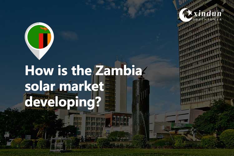 How is the zambia solar energy market developing?