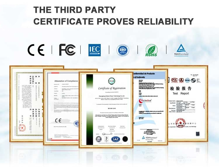 the best hybrid solar inverter certificate