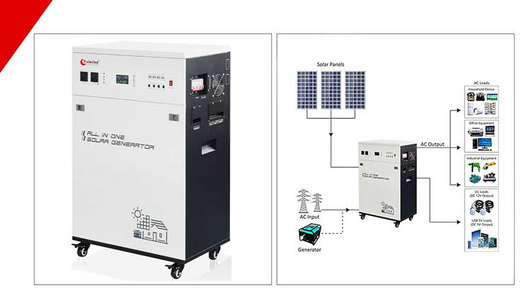 ESS solar power inverter generator Ghana