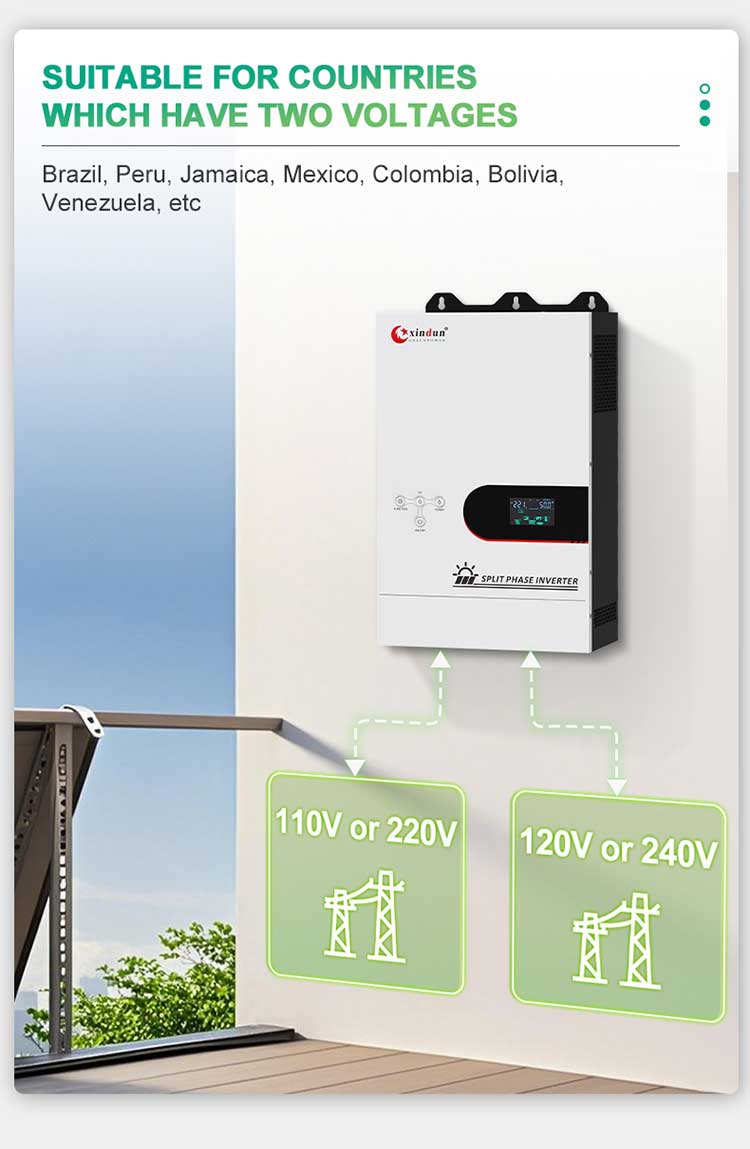 12000 watt 3000 watt split phase inverter charger suitable market