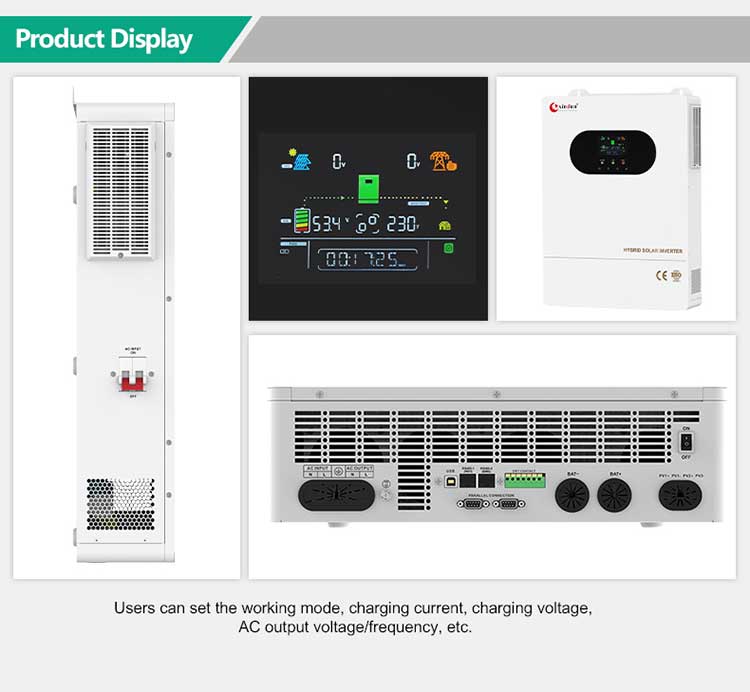 electric and solar inverter display
