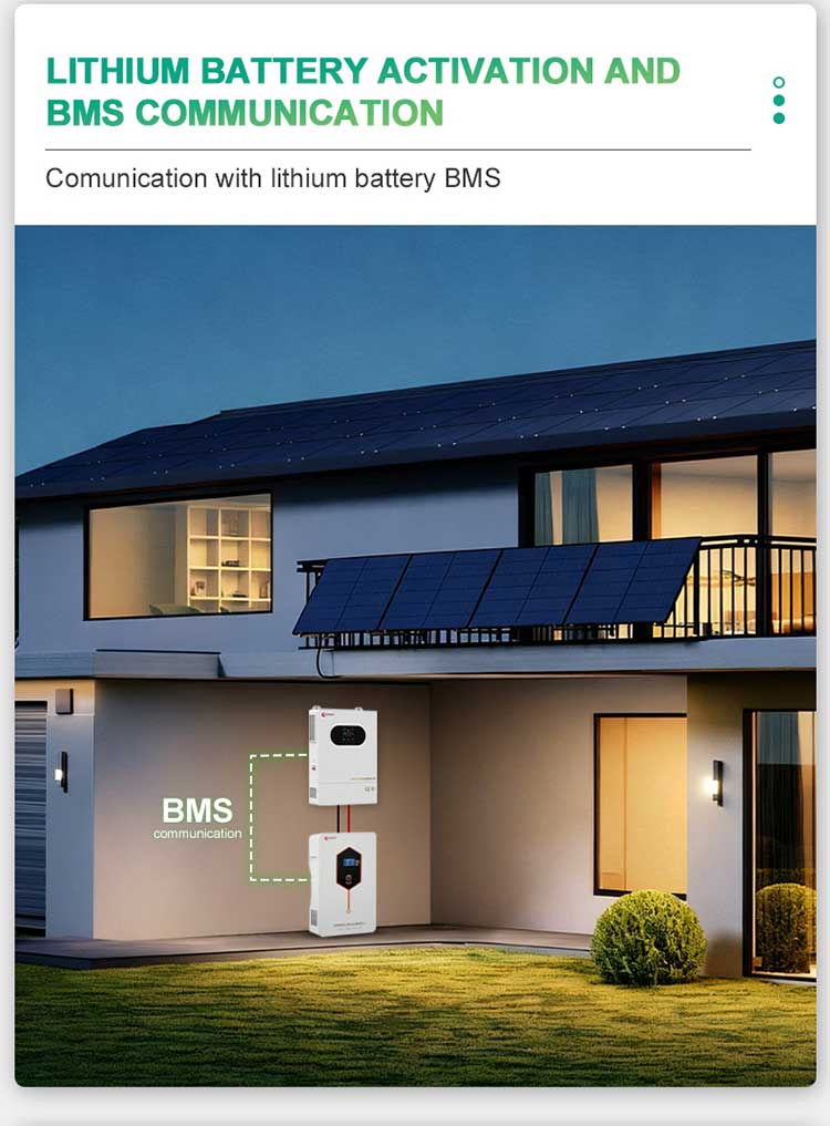 solar inverter witb lithium battery BMS