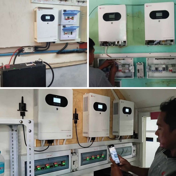 electric solar inverter installation 