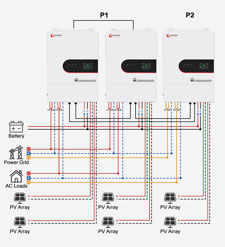 2 phase power inverter