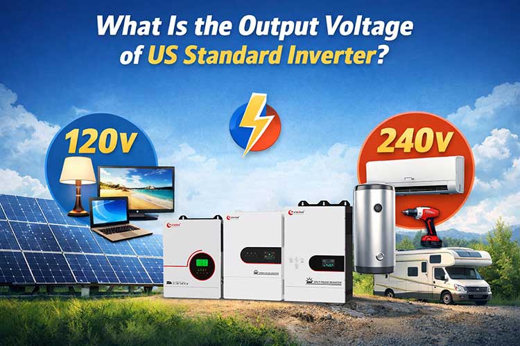 US satandard inverter output voltage