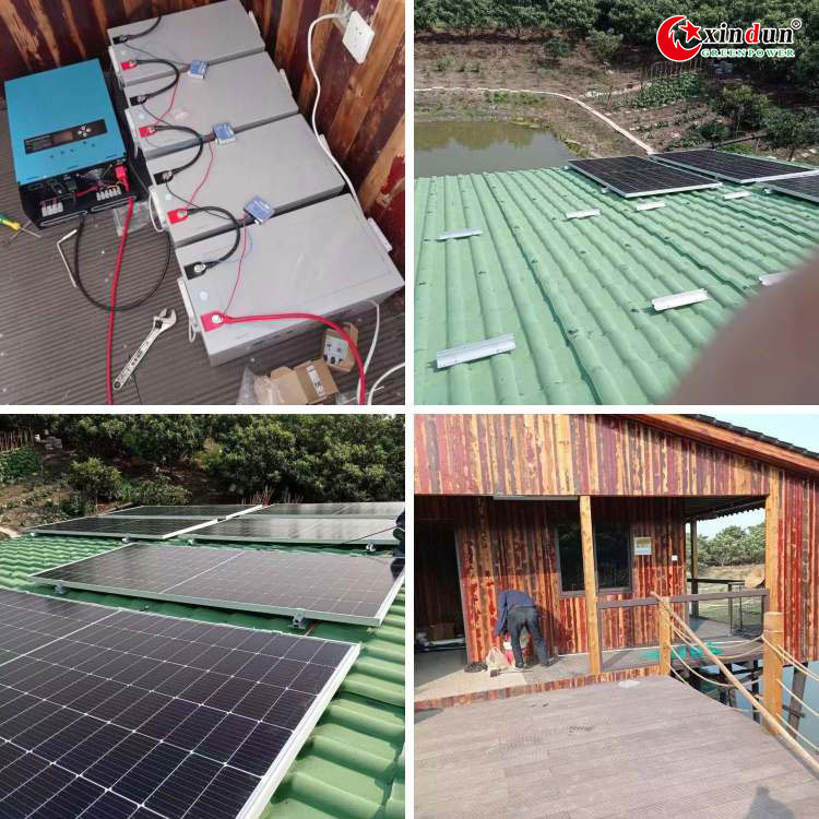 5kW off grid island solar system