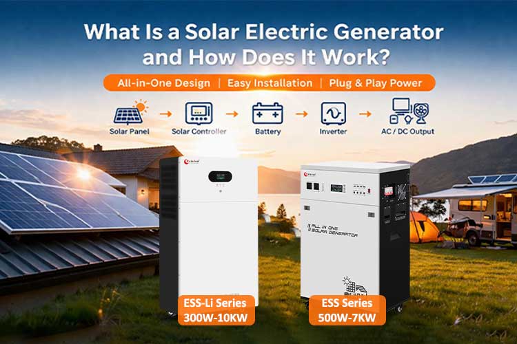 solar electric generator