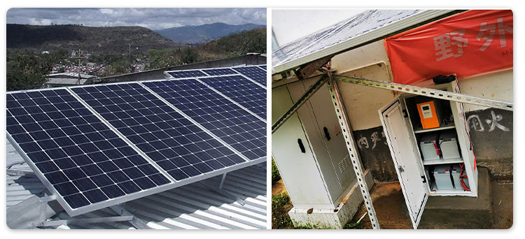 solar hybrid ups system project case