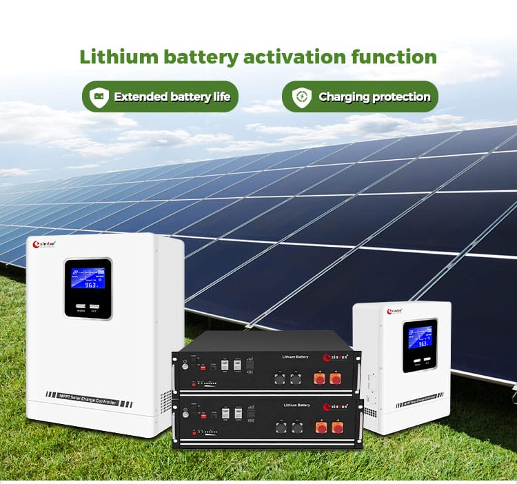 24v 12v solar regulator lithium battery activation function