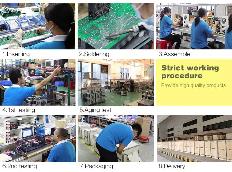 split phase inverter charger production process