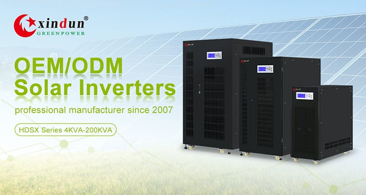 50Kw 30Kw 40Kw 60Kw Solar Inverter DC to 3 Phase AC Inverter Price - Xindun