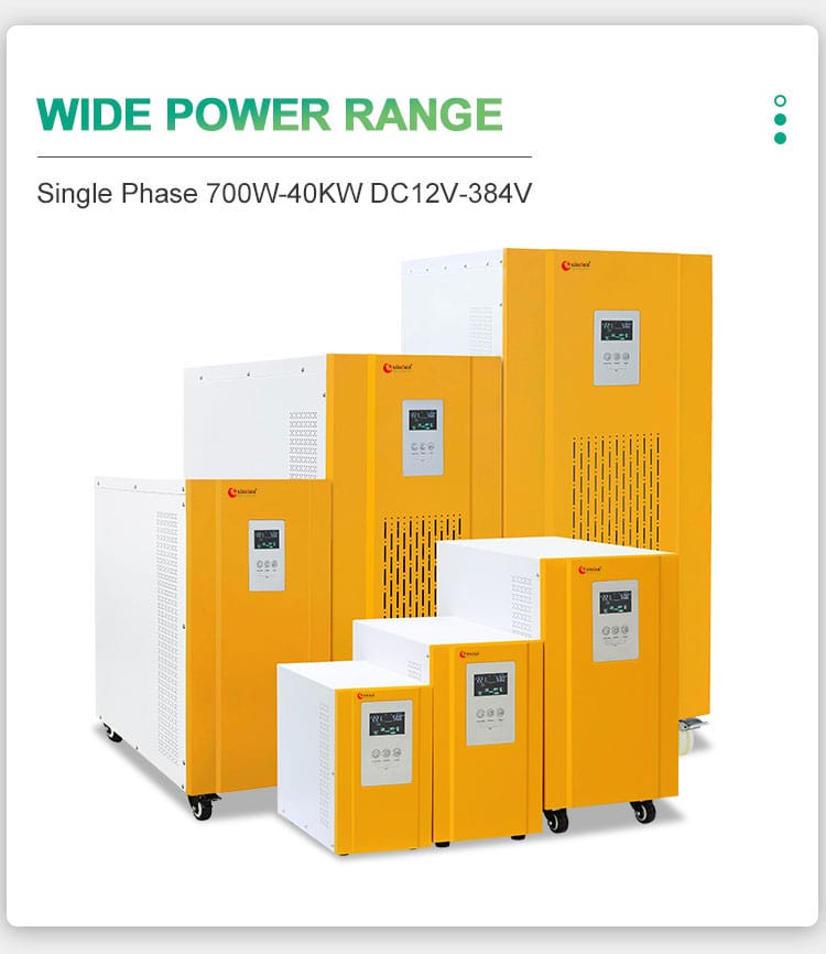 12v 24v 48v power inverter - wide power range