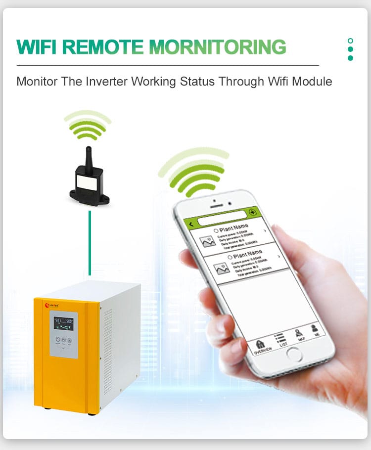 power inverter 6000w - wifi remote mornitoring