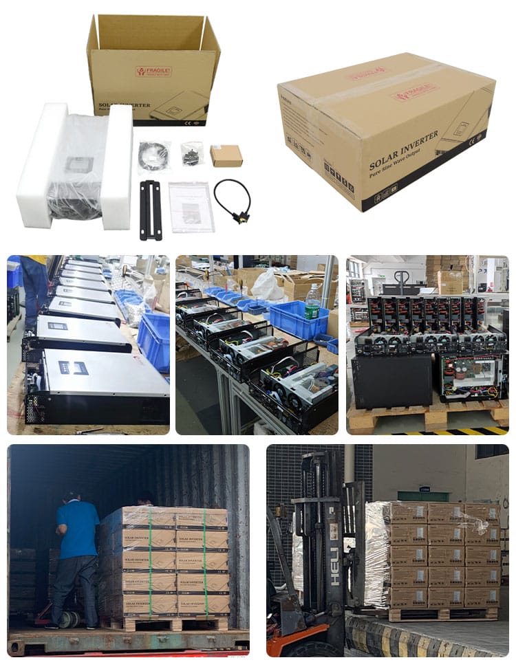packaging of inverters in parallel single phase