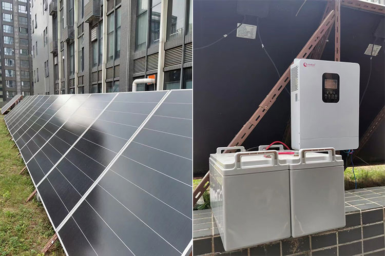 kit solar off grid installation application
