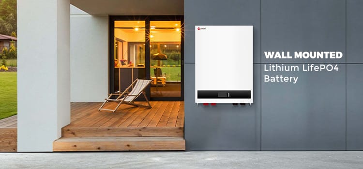 Wall Mounted Home Lithium Battery Lifepo4 Powerwall