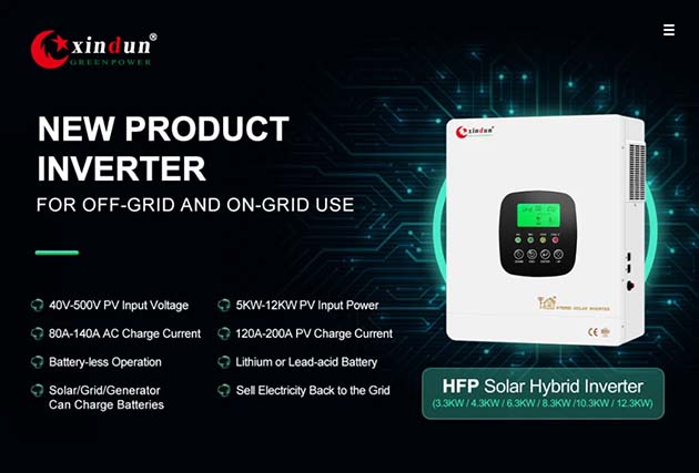 HFP on grid and off grid hybrid solar power inverter 