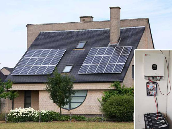 Pure Sine Wave Solar Inverter With Lithium Battery Use In Iraq