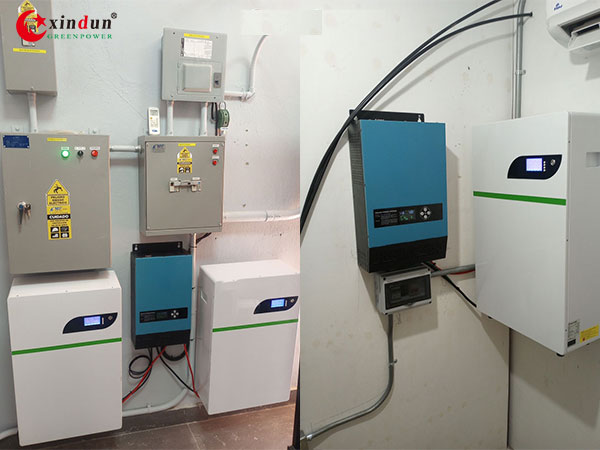 3KW 48V Solar Inverter With 51.2 V 100AH Battery In Dominican Republic