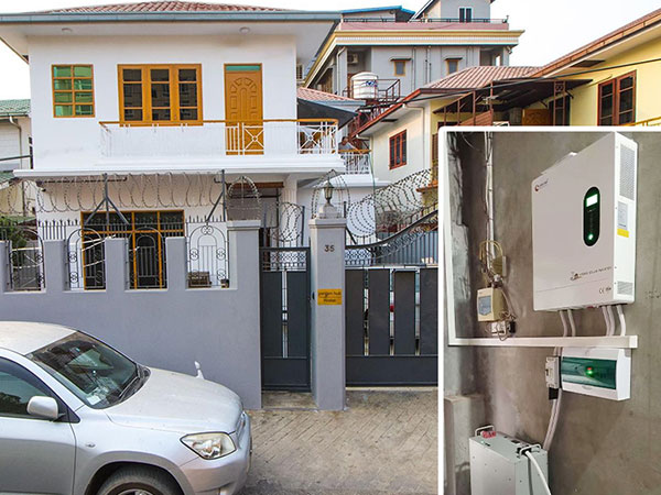 Solar Inverter and Battery Application in Myanmar