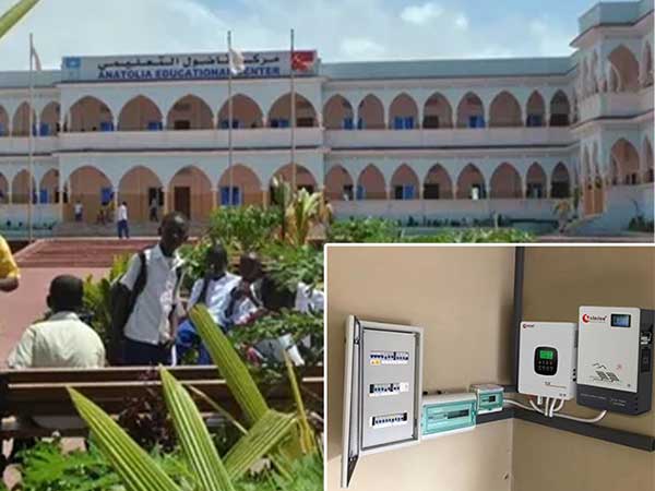 4KW Solar Energy Inverter with Lithium Battery Powering School in Somalia