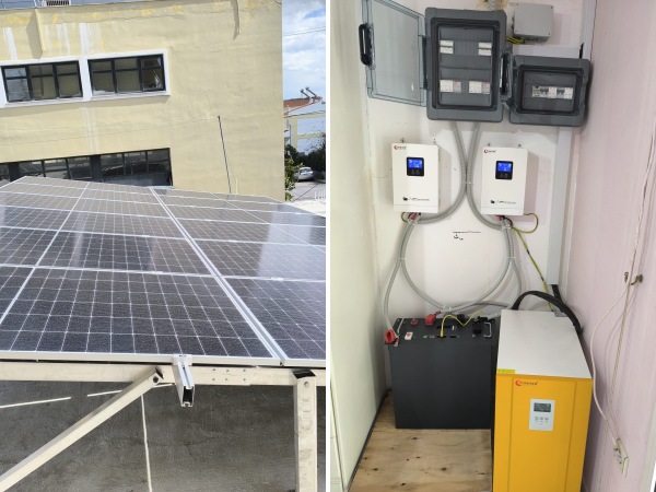 12kW Solar Inverter with MPPT 48V 100A Application in Greece
