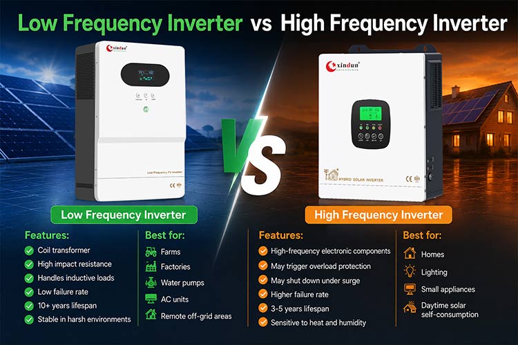 inverter low frequency vs high frequency