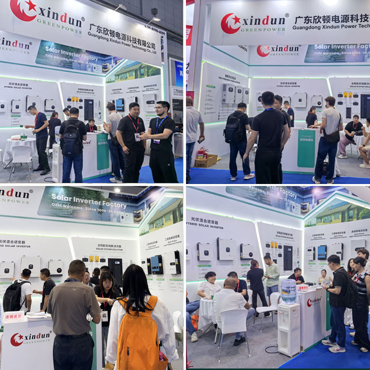 solar inverter at energy storage exhibition