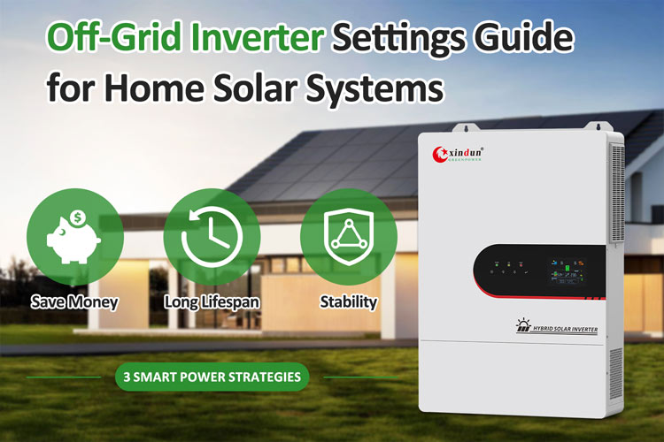 120V 240V Split-Phase Hybrid Inverter Settings
